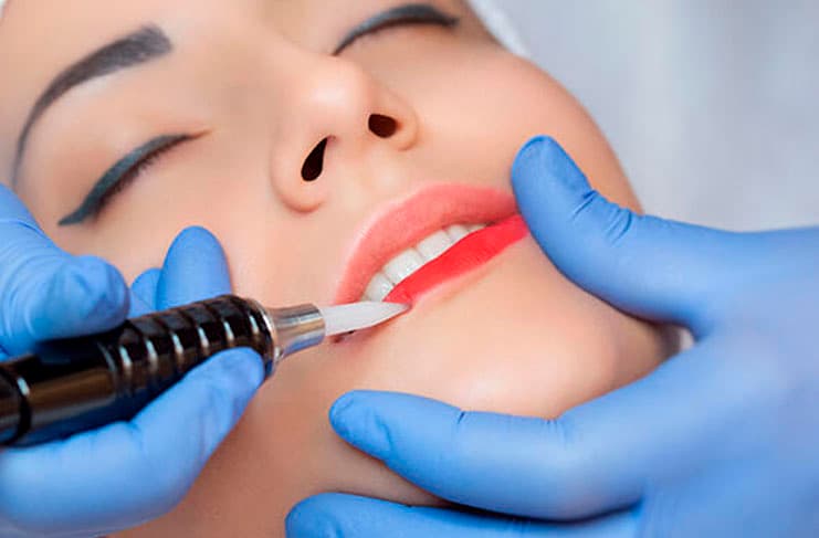 Microblading de labios Mallorca